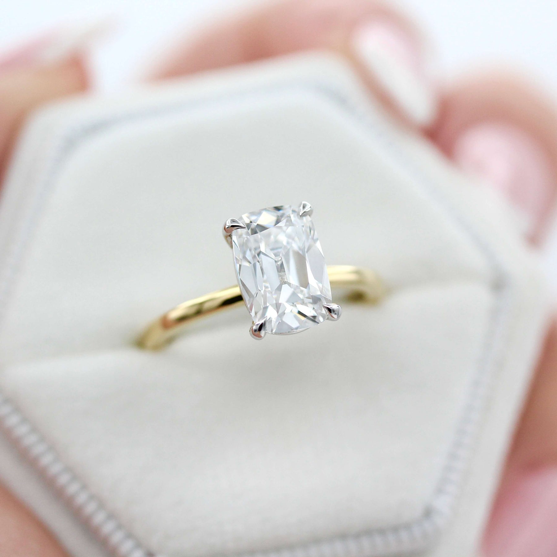 Ery Rings Antique Old Mine Cut Diamond Ring | Free 2-Day Shipping | Taylor Custom ...