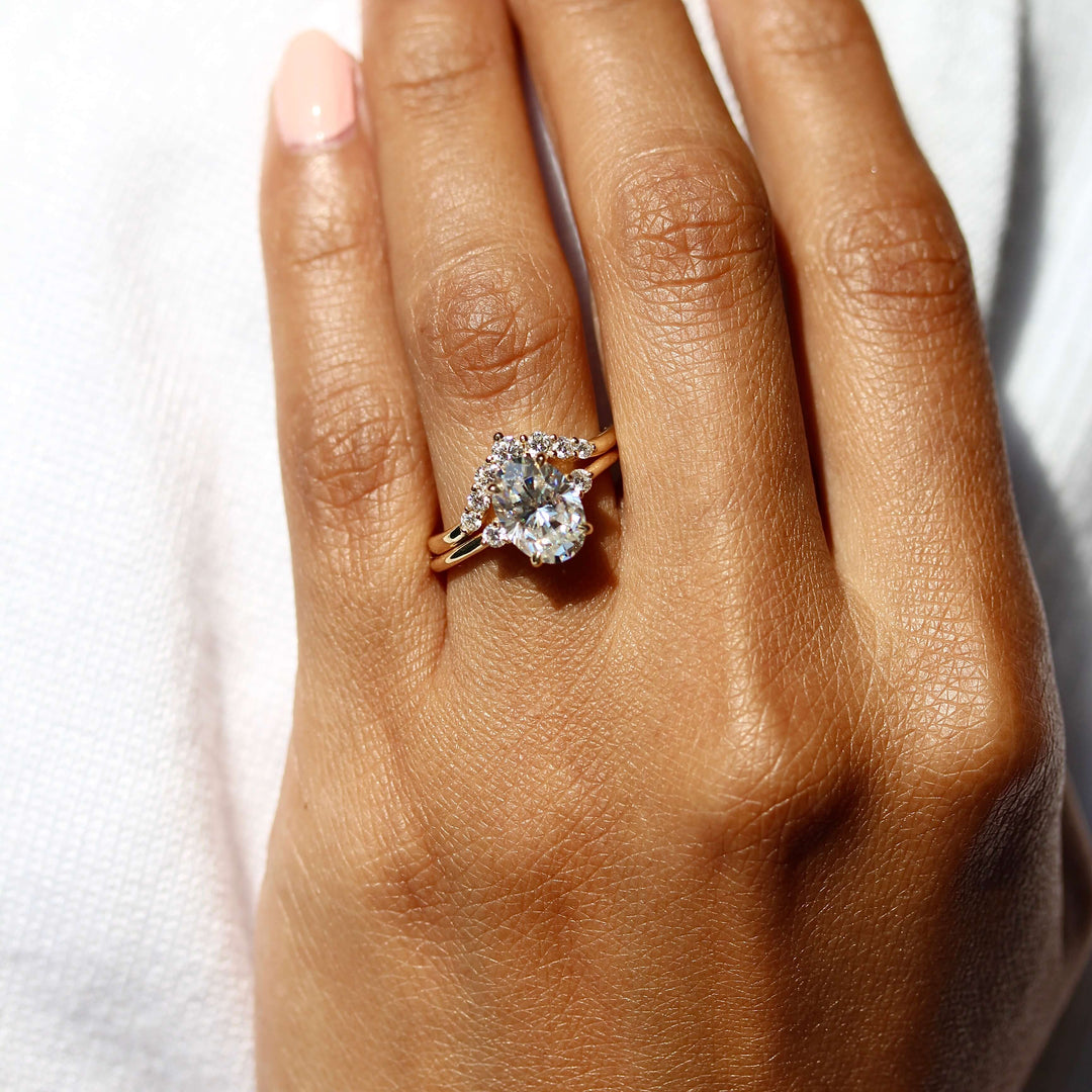 Tiara diamond wedding band Clearance