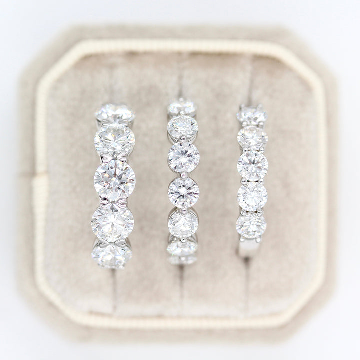 Ready to Ship Ring 14k White Gold The Greta Wedding Band in White Gold