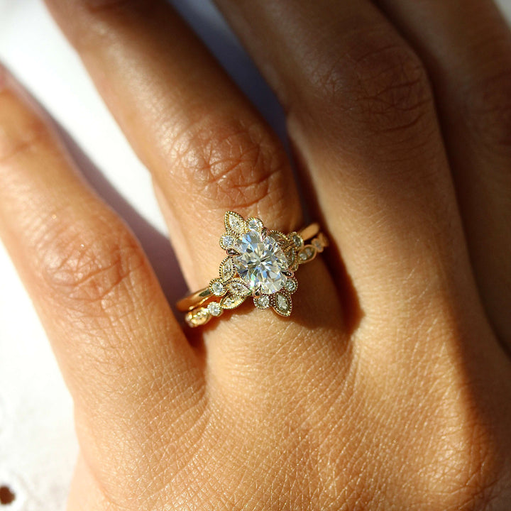 Ready-to-ship Ring 14k Yellow Gold The Charlotte Wedding Band in Yellow Gold