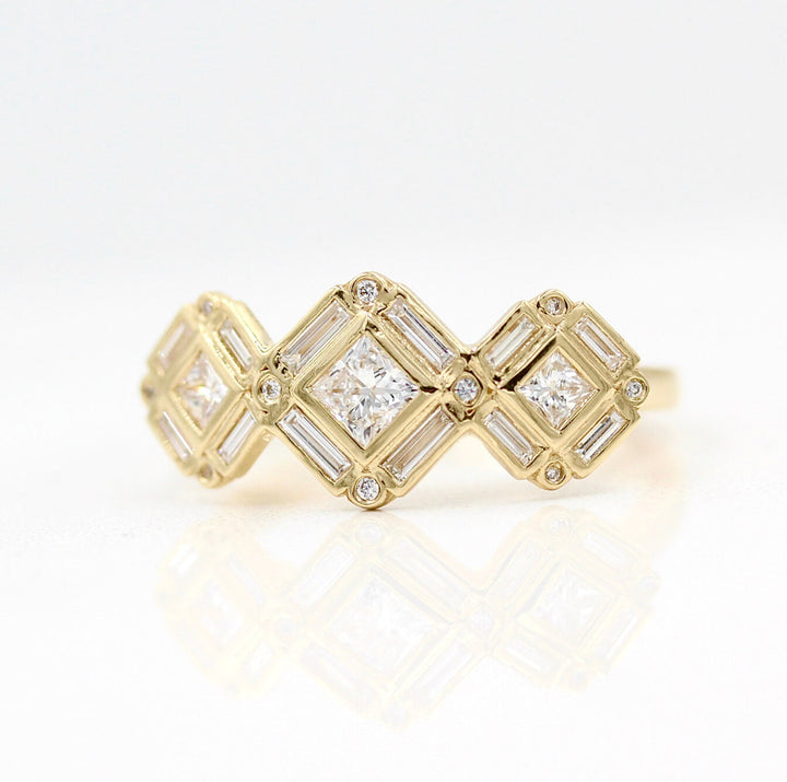 Ready to Ship Ring 14k Yellow Gold The Darby Ring in Yellow Gold with Lab-Grown Diamond