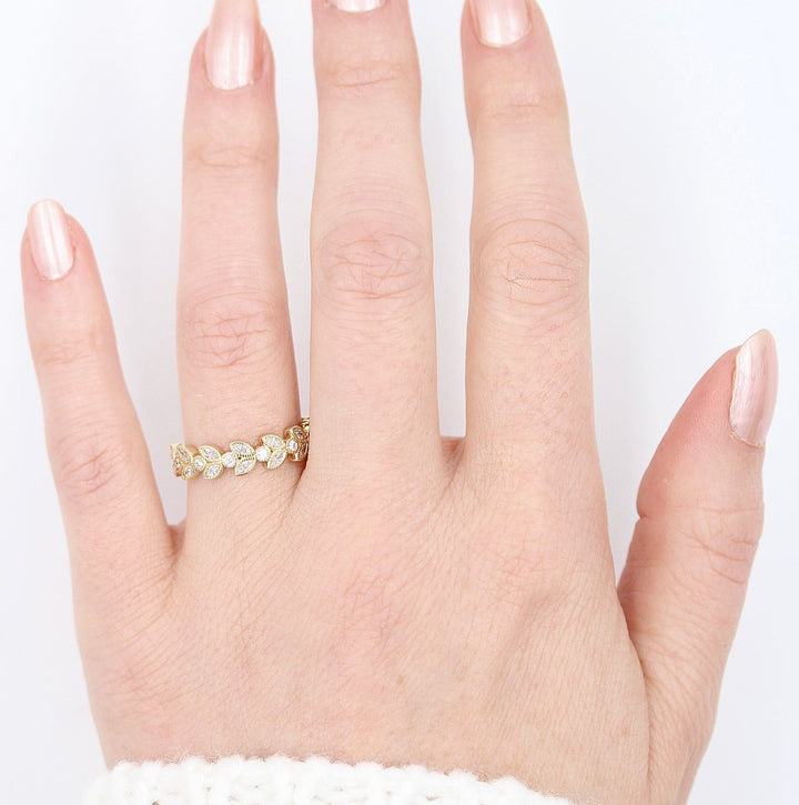 Ready to Ship Ring 14k Yellow Gold The Salimata Ring in Yellow Gold