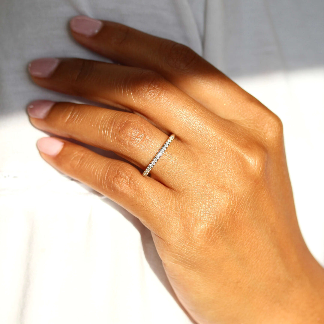 Ready to Ship Ring 14k White Gold The Lauryn Wedding Band in White Gold