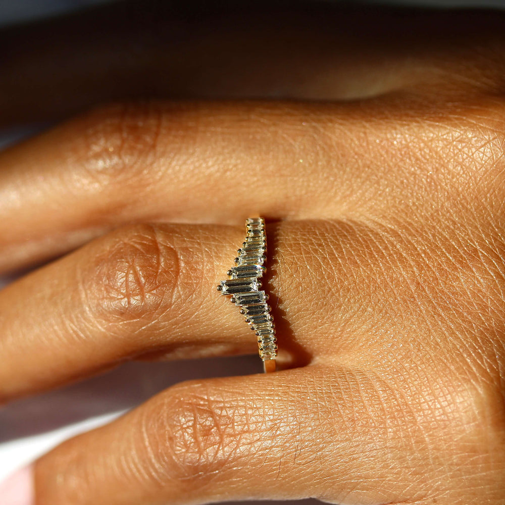 Ready to Ship Ring 14k Yellow Gold The Darby Wedding Band in Yellow Gold