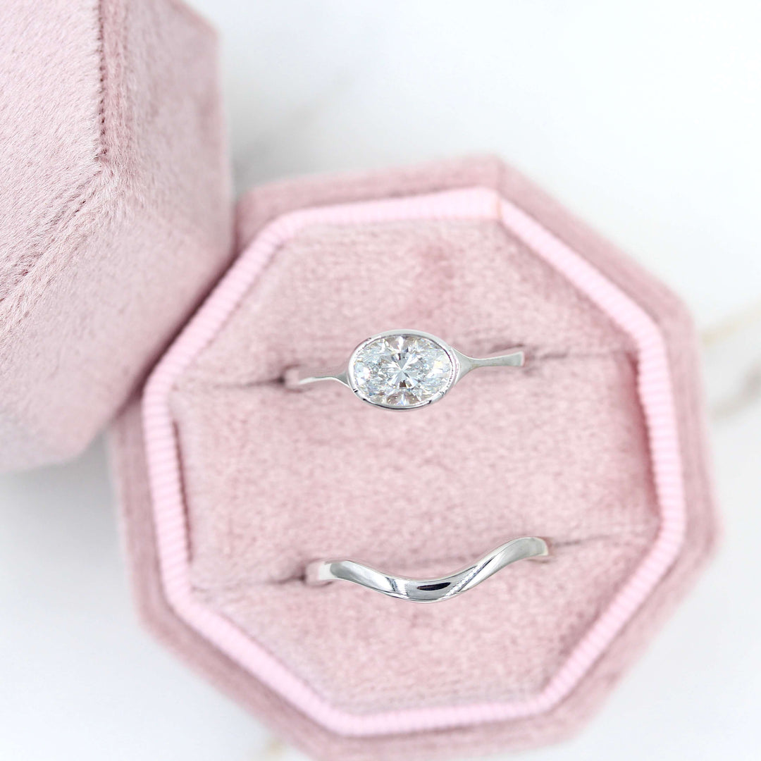 Engagement Ring The Wave Wedding Band