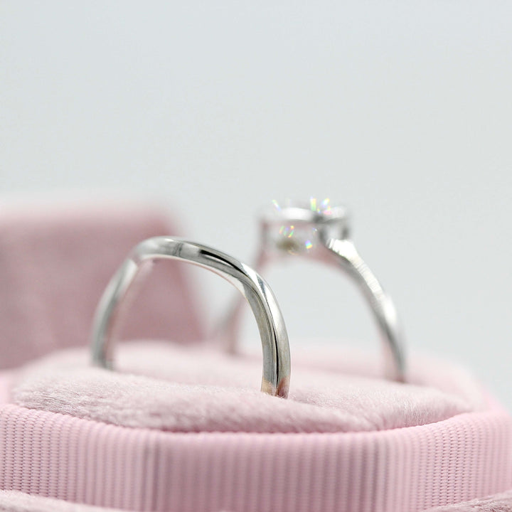 Engagement Ring The Wave Wedding Band