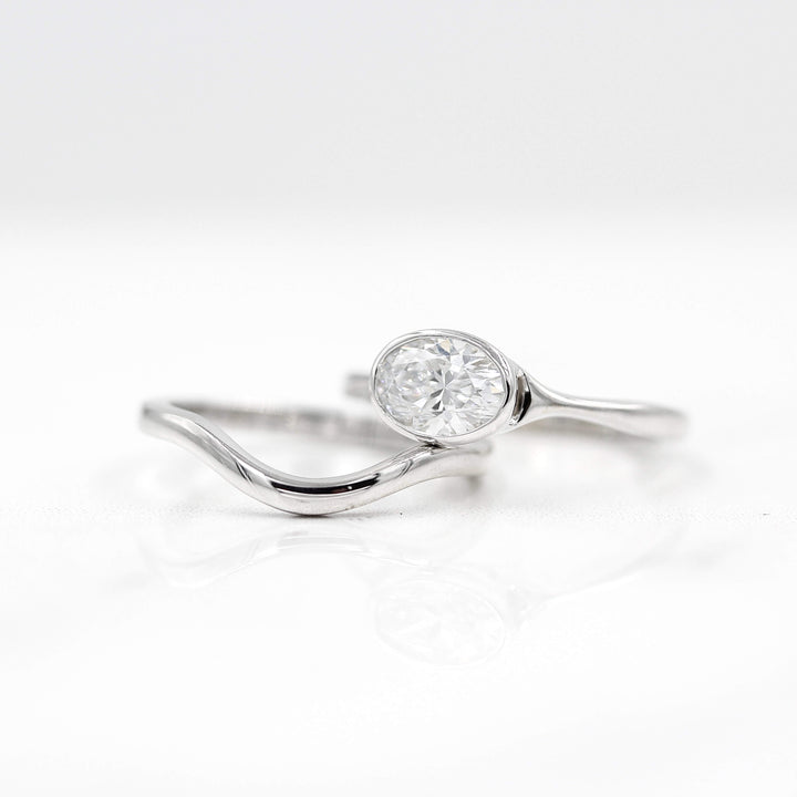 Engagement Ring The Wave Wedding Band
