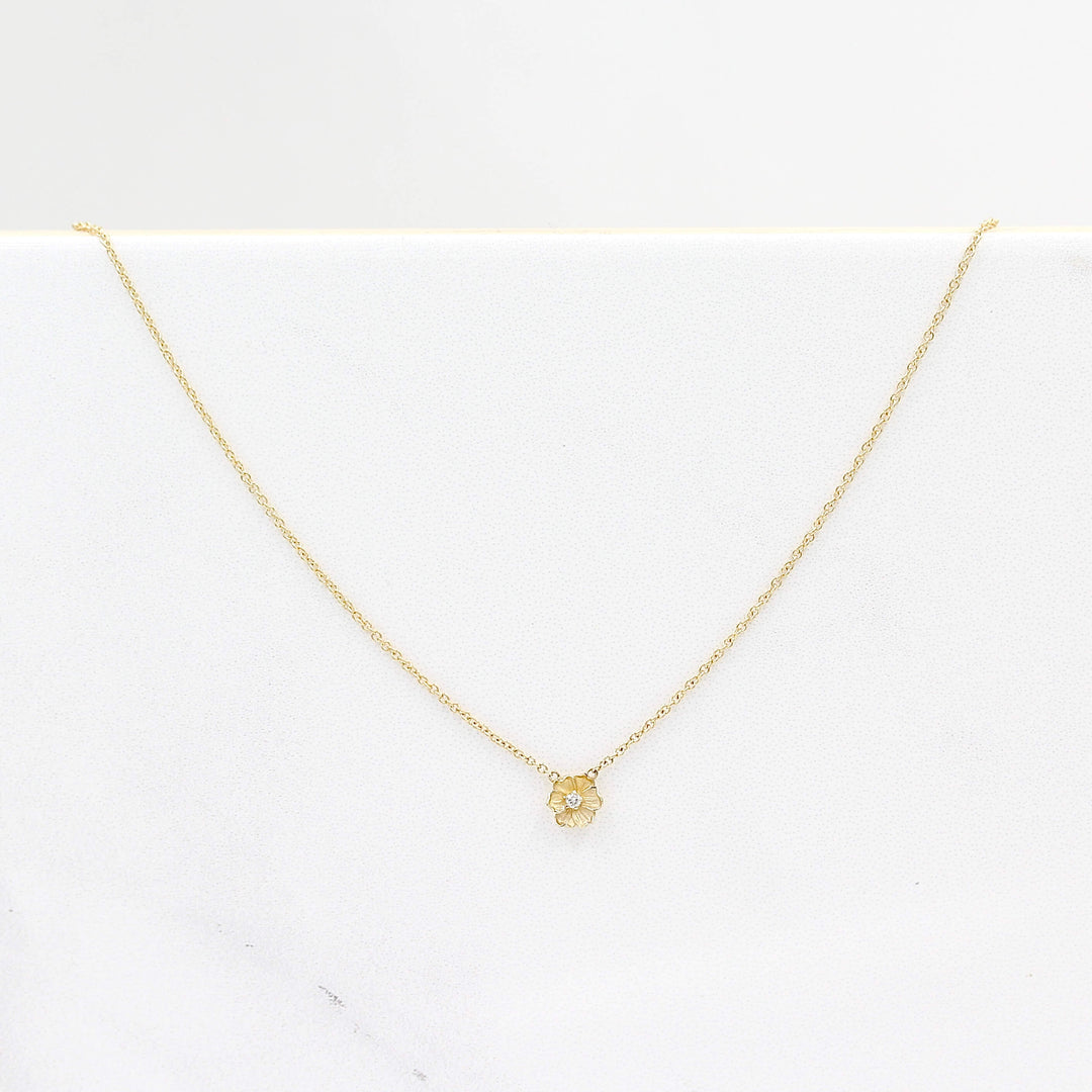 Necklace 14k Yellow Gold The Poppy Necklace in Yellow Gold