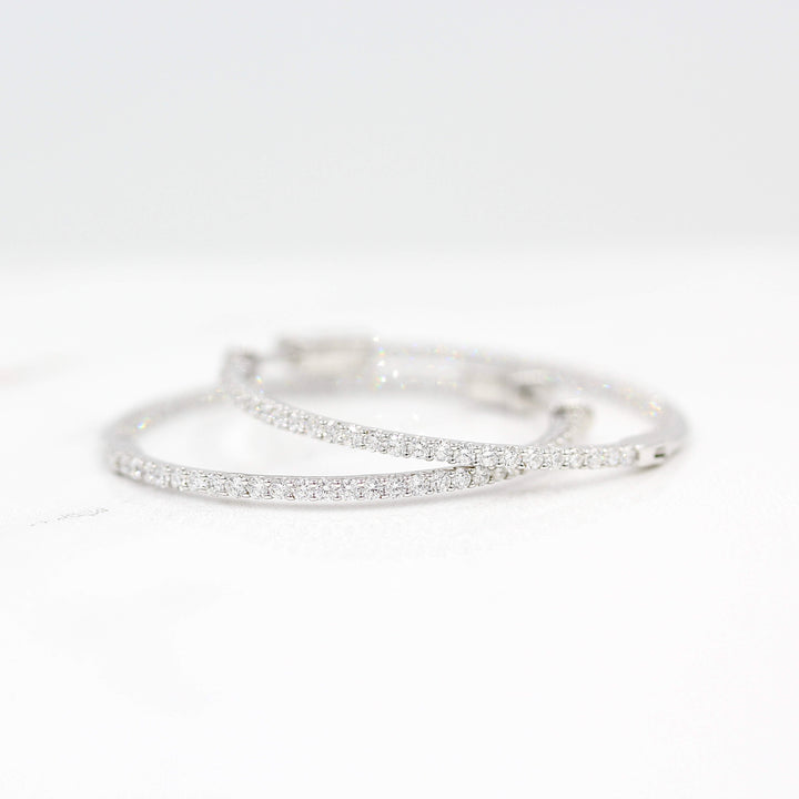 Earrings Inside and Outside Hoops