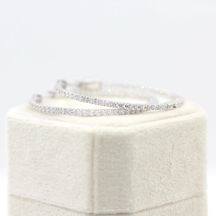Earrings Inside and Outside Hoops