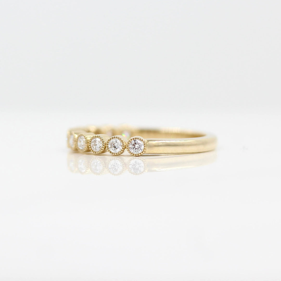 Wedding Band 14k Yellow Gold The Jackie Wedding Band in Yellow Gold