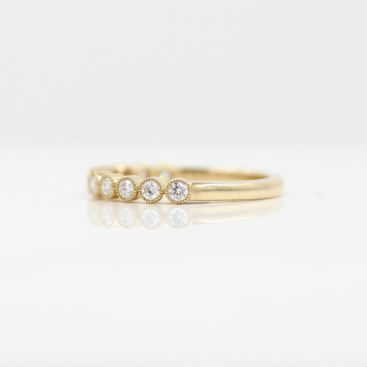 Wedding Band 14k Yellow Gold The Jackie Wedding Band in Yellow Gold