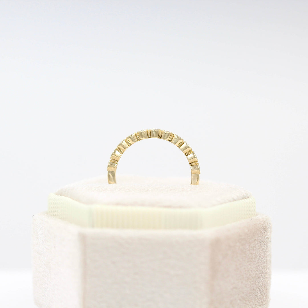 Wedding Band 14k Yellow Gold The Jackie Wedding Band in Yellow Gold