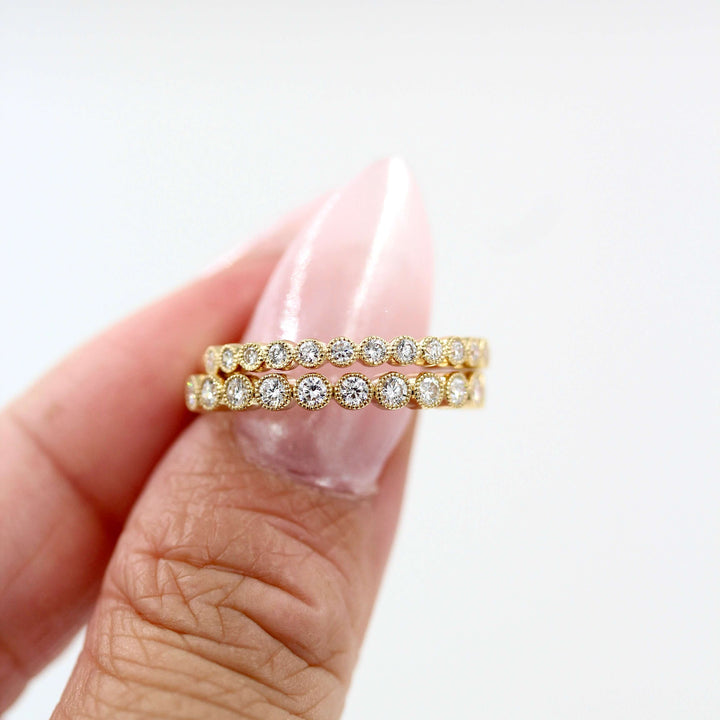 Wedding Band 14k Yellow Gold The Jackie Wedding Band in Yellow Gold
