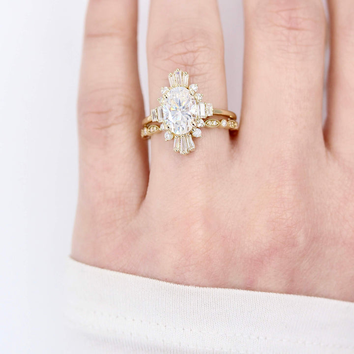 Ready to Ship Ring 14k Yellow Gold The Open Charlotte Wedding Band in Yellow Gold