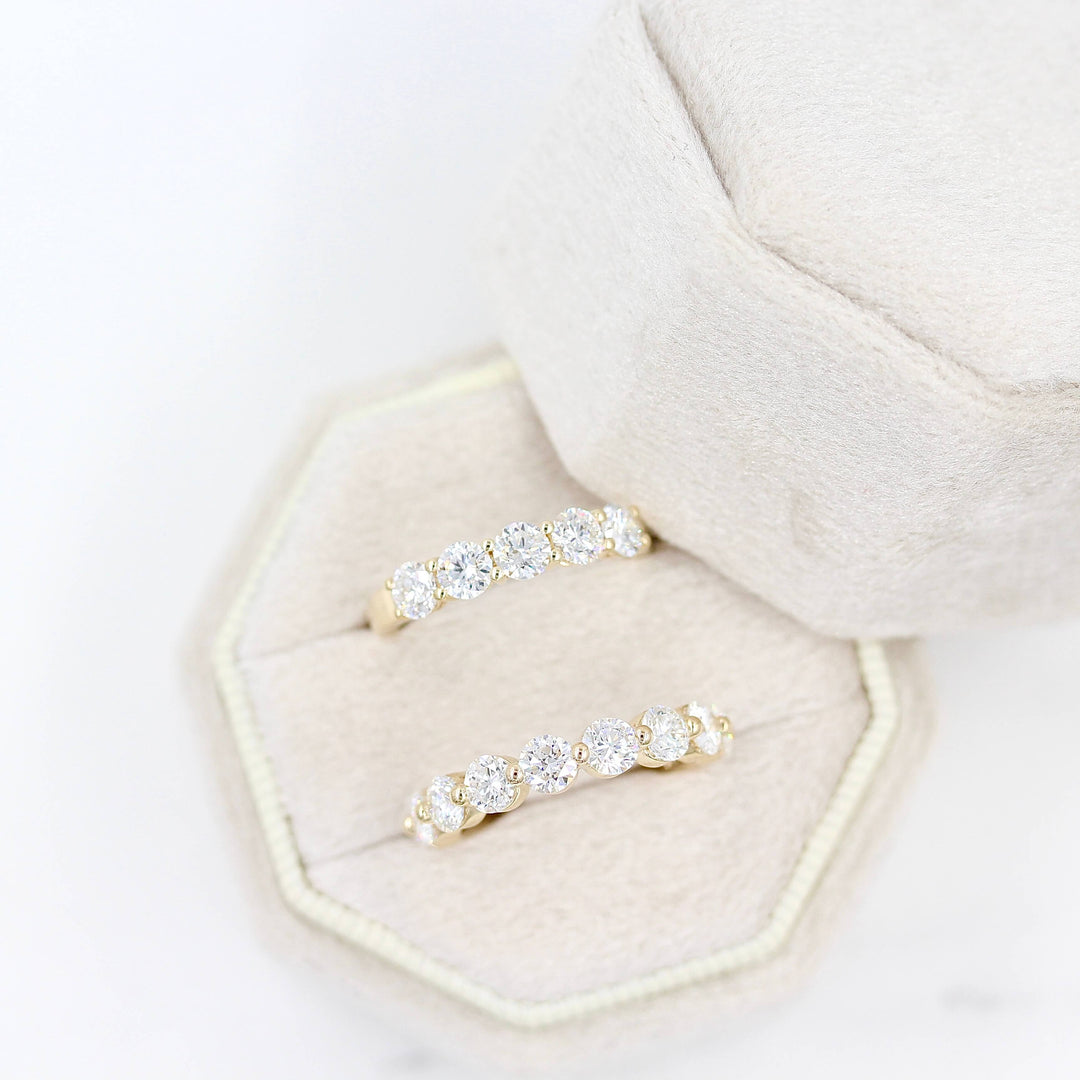 Ready to Ship Ring 14k Yellow Gold The Melody Wedding Band in Yellow Gold