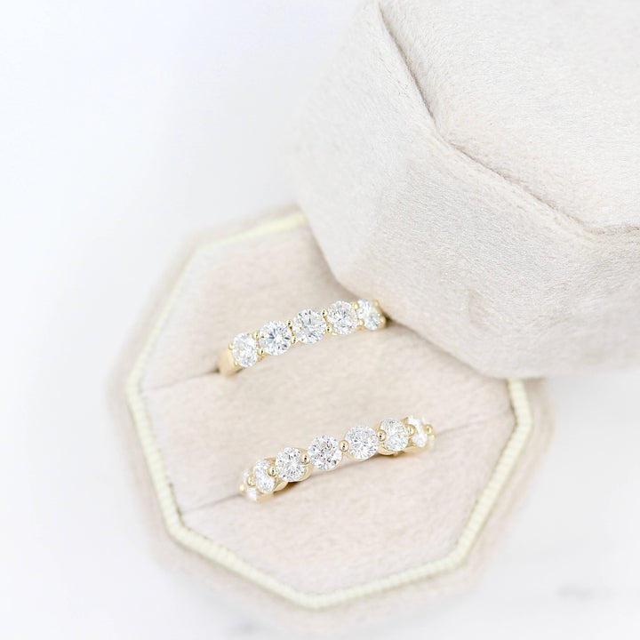 Ready to Ship Ring 14k Yellow Gold The Melody Wedding Band in Yellow Gold