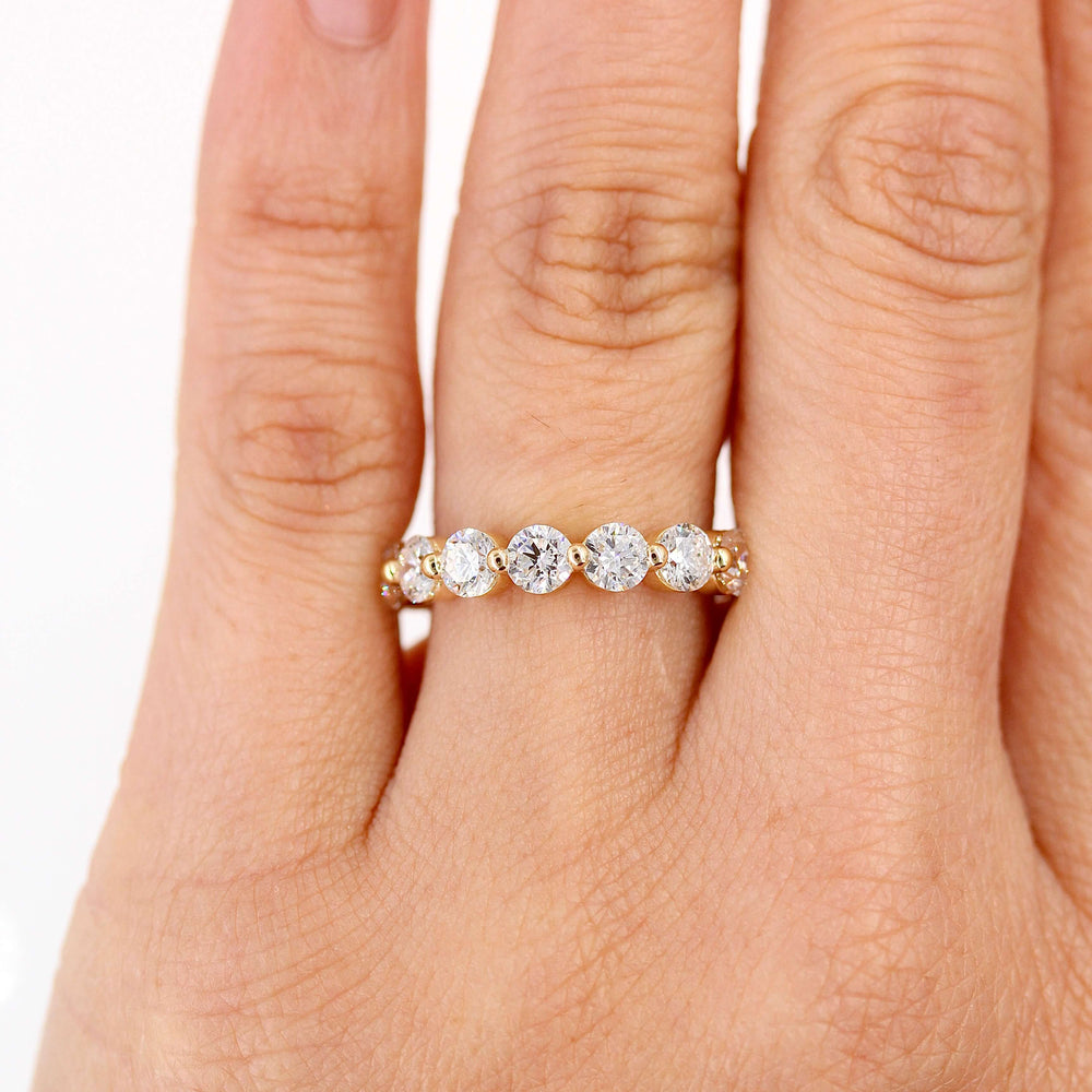 Ready to Ship Ring 14k Yellow Gold The Melody Wedding Band in Yellow Gold