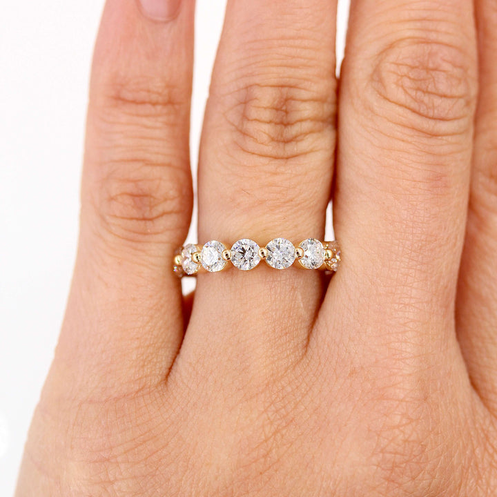 Ready to Ship Ring 14k Yellow Gold The Melody Wedding Band in Yellow Gold