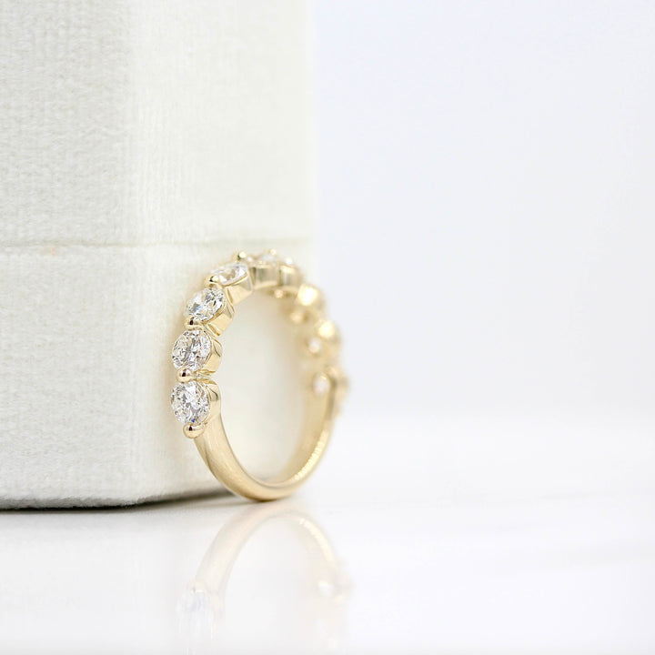 Ready to Ship Ring 14k Yellow Gold The Melody Wedding Band in Yellow Gold