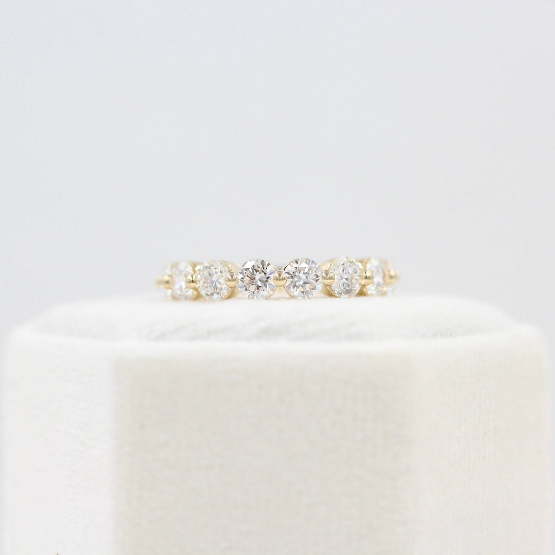 Ready to Ship Ring 14k Yellow Gold The Melody Wedding Band in Yellow Gold