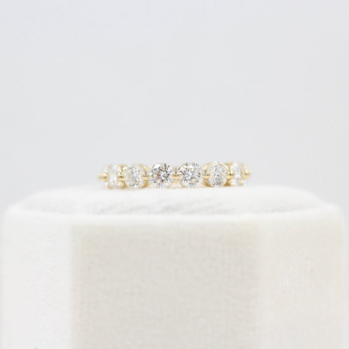 Ready to Ship Ring 14k Yellow Gold The Melody Wedding Band in Yellow Gold