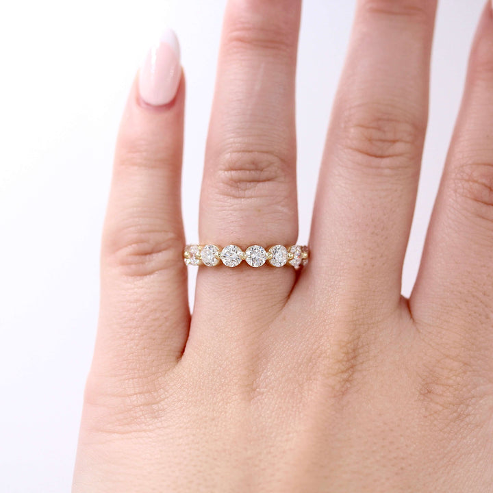 Ready to Ship Ring 14k Yellow Gold The Melody Wedding Band in Yellow Gold