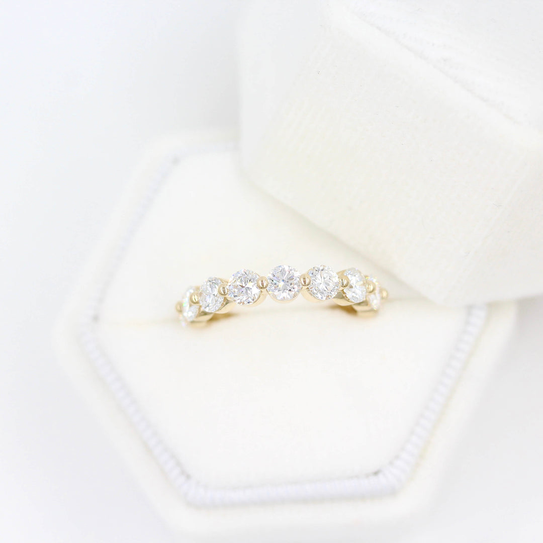 Ready to Ship Ring 14k Yellow Gold The Melody Wedding Band in Yellow Gold