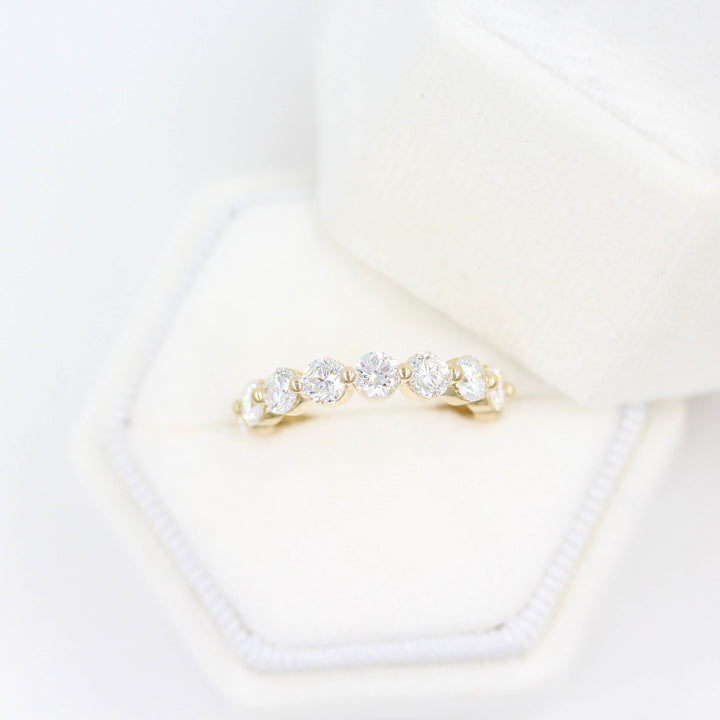 Ready to Ship Ring 14k Yellow Gold The Melody Wedding Band in Yellow Gold