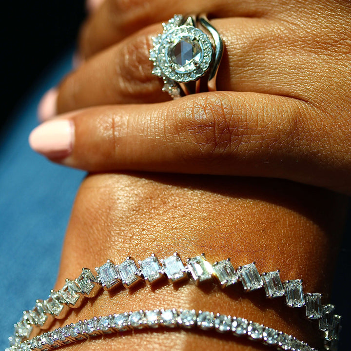 Engagement Ring The Wave Wedding Band