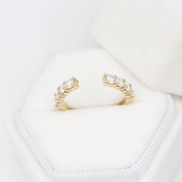 Ready to Ship Ring 14k Yellow Gold The Open Lexington Wedding Band in Yellow Gold