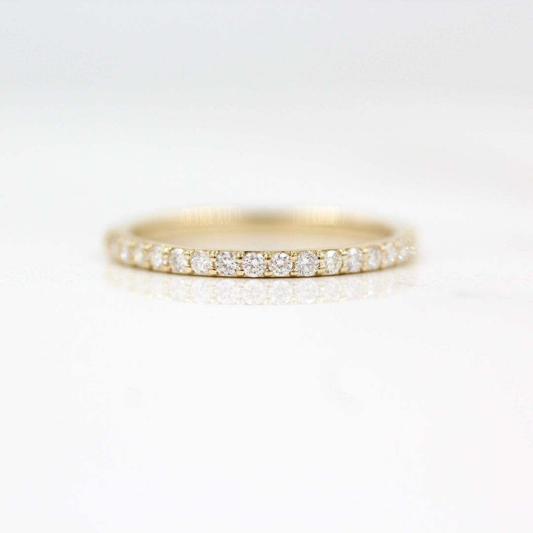 Ready to Ship Ring 14k Yellow Gold The Petite Elizabeth Wedding Band in Yellow Gold