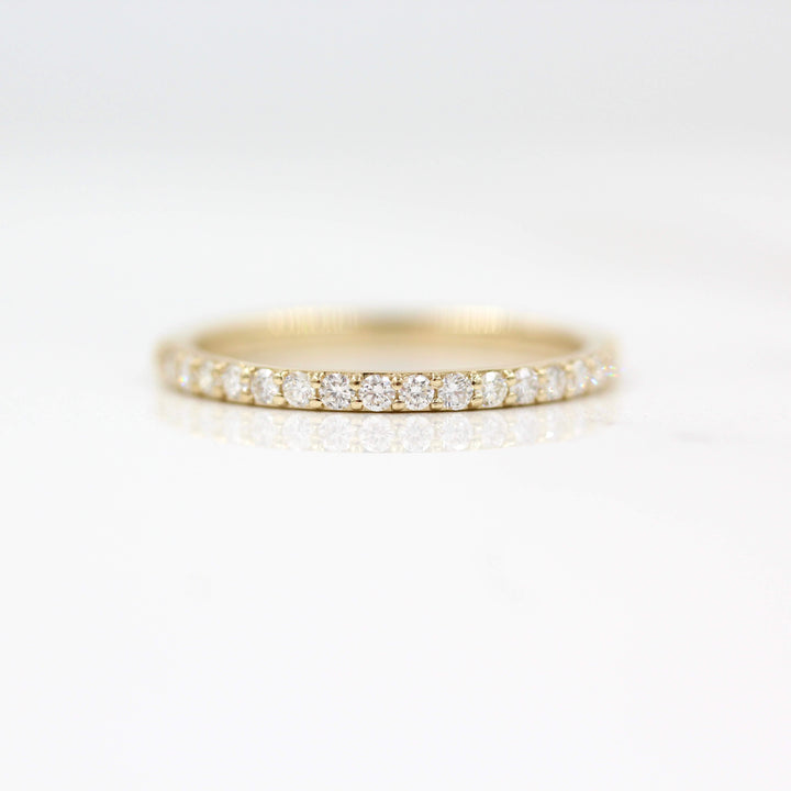 Ready to Ship Ring 14k Yellow Gold The Petite Elizabeth Wedding Band in Yellow Gold