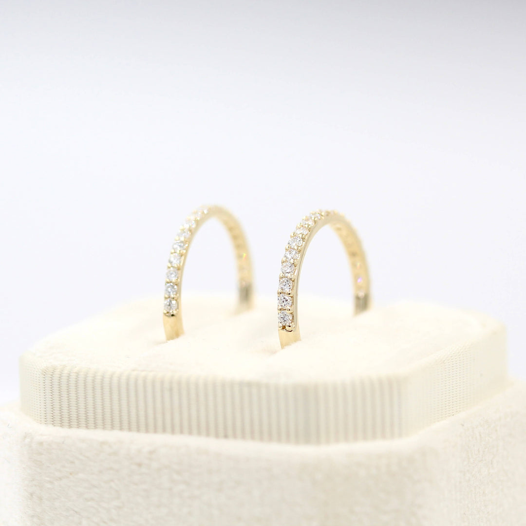 The Petite Elizabeth Wedding Band in Yellow Gold