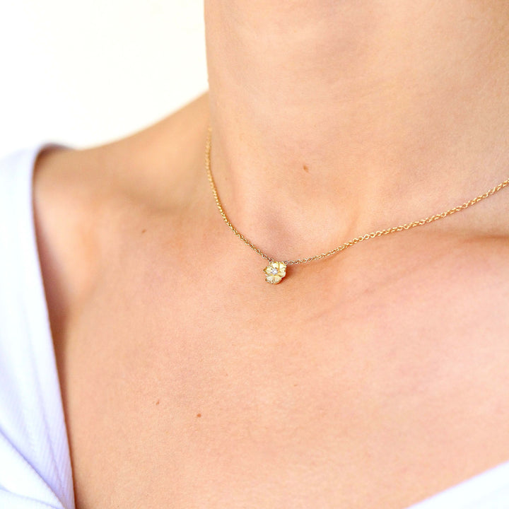 Necklace 14k Yellow Gold The Poppy Necklace in Yellow Gold