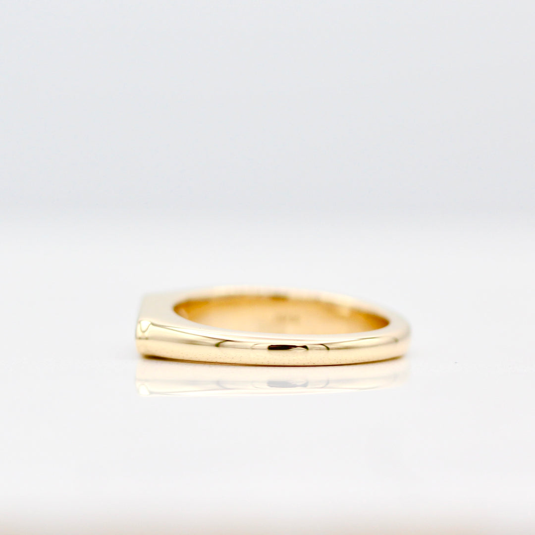 The Rowan Pinky Ring in Yellow Gold