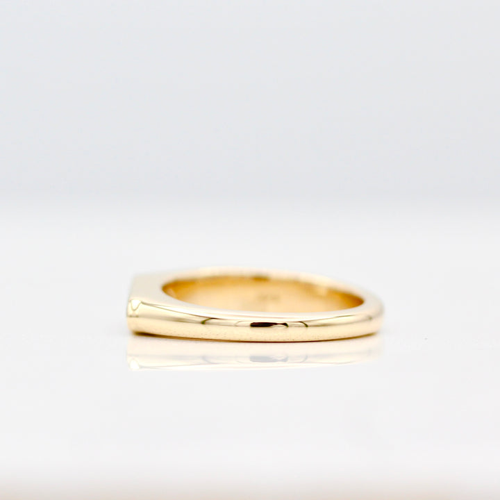 The Rowan Pinky Ring in Yellow Gold