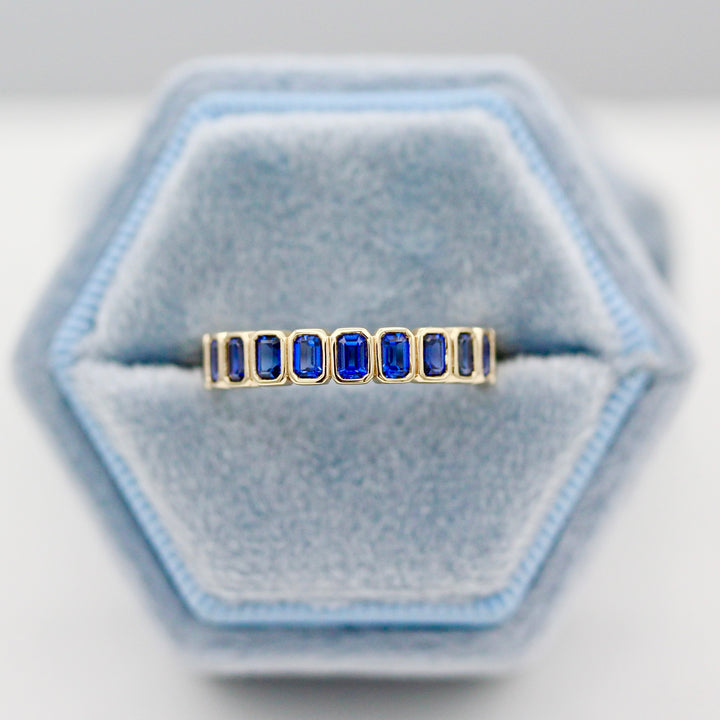 Wedding Band The Sammy Wedding Band (Blue Sapphire)