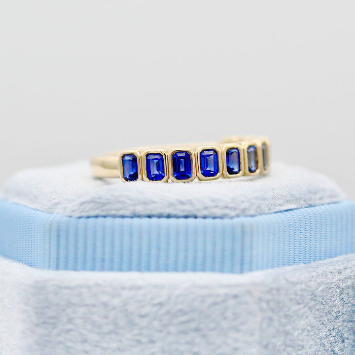 Wedding Band The Sammy Wedding Band (Blue Sapphire)