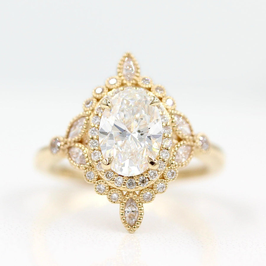 Halo Diamond Engagement Rings | Shop Taylor Custom Rings