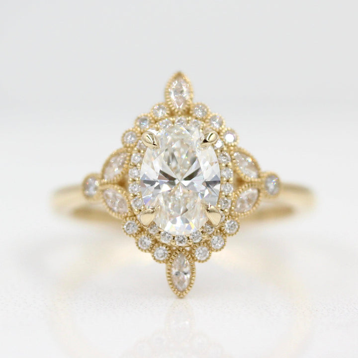 Ready to Ship Ring 14k Yellow Gold The Stella Ring in Yellow Gold with 1.05ct Lab-Grown Diamond