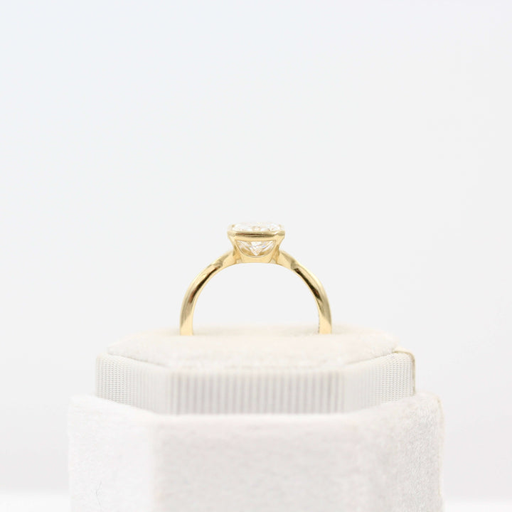 The Stevie Ring (Radiant) in Yellow Gold with 2.36ct Lab-Grown Diamond