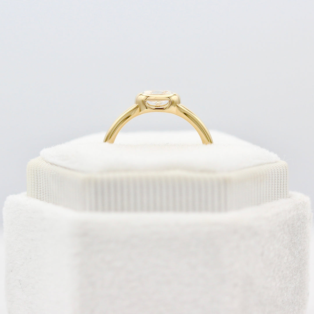 The Baby Billie Pinky Ring in a white ring box