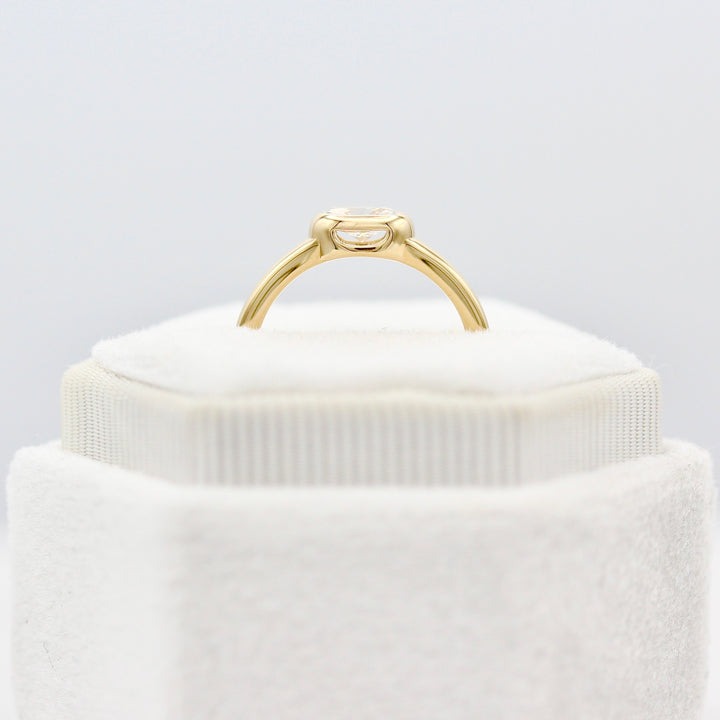 The Baby Billie Pinky Ring in a white ring box