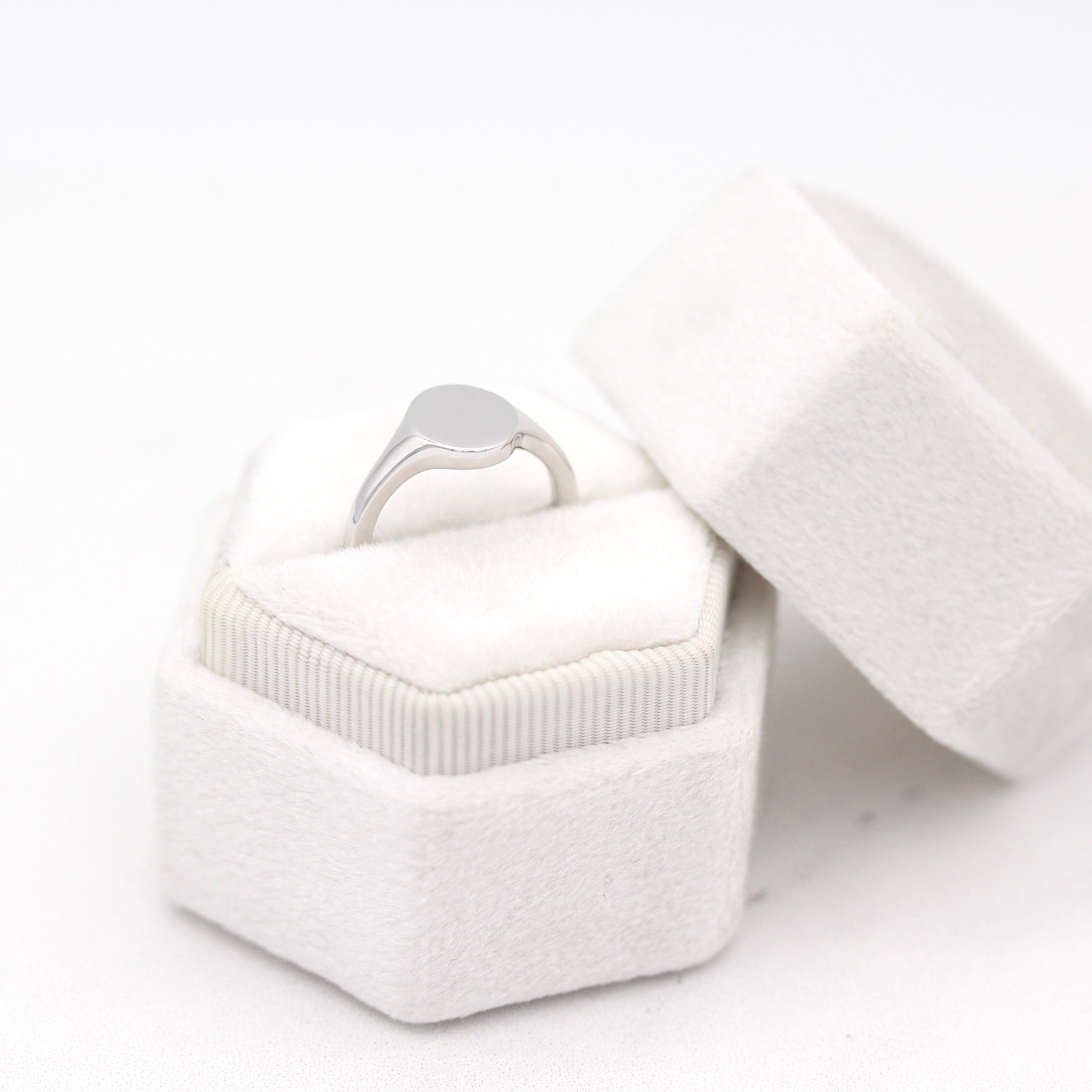 The Katherine Pinky Ring in Sterling Silver | Taylor Custom Rings