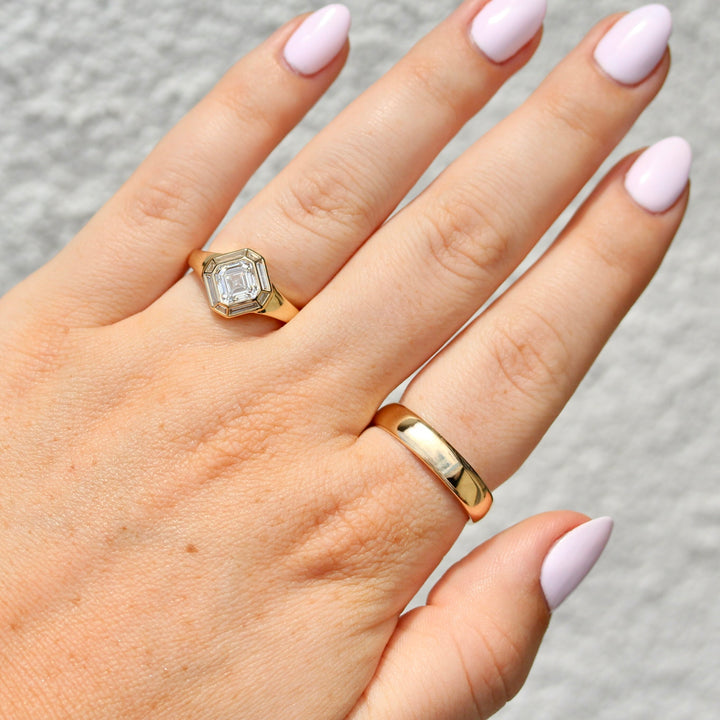 The Banks Engagement Ring (Asscher)