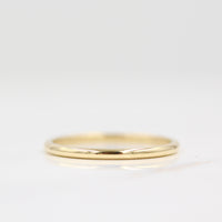 Simple gold stacking band