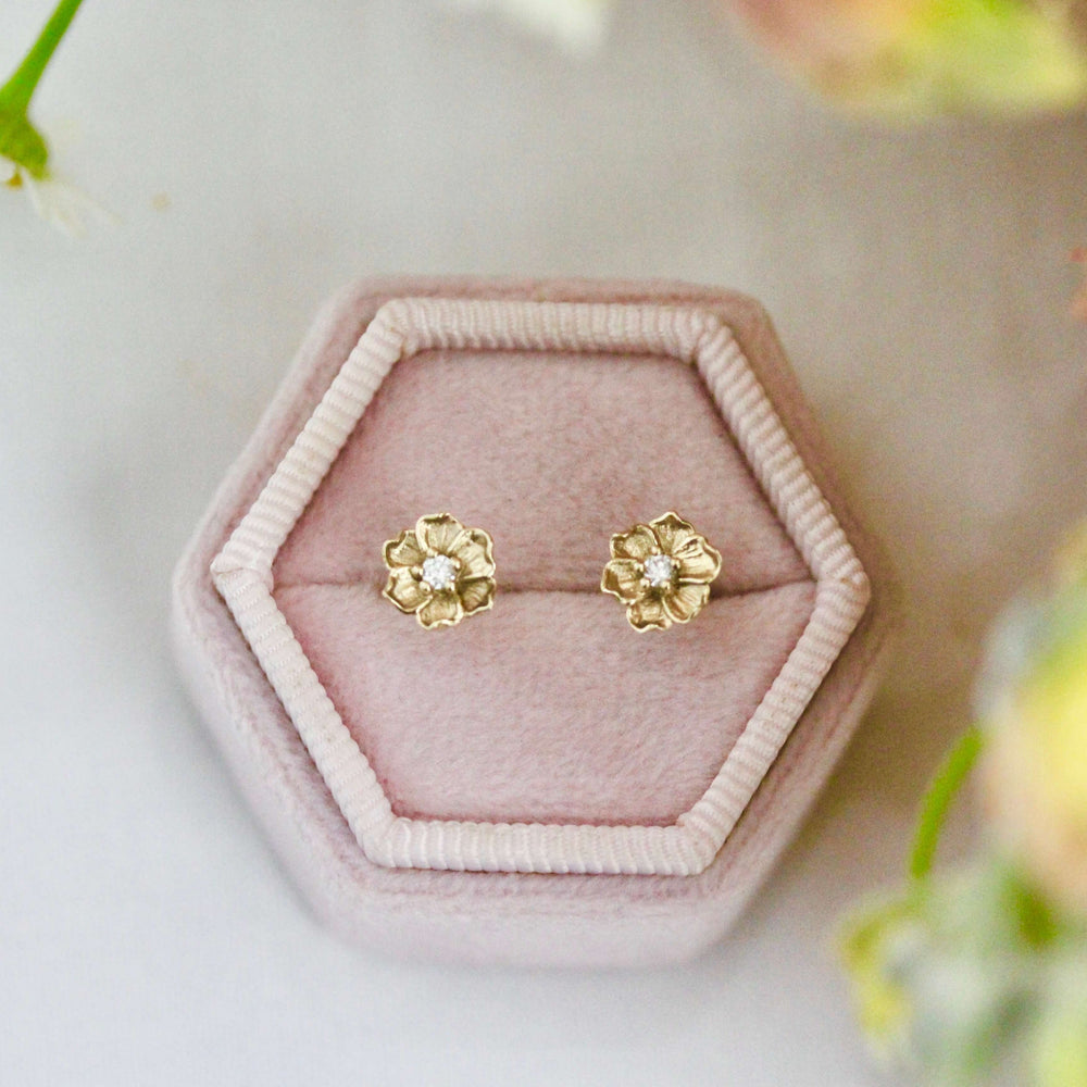 Earrings 14k Yellow Gold The Poppy Earrings in Yellow Gold