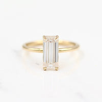 Ready to Ship Ring 14k Yellow Gold The Maeve Ring in Yellow Gold with 2.25ct Moissanite
