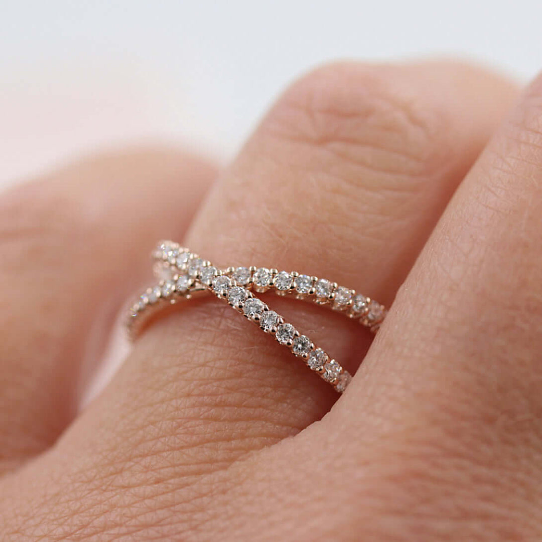 Wedding Band The Criss-Cross Ring